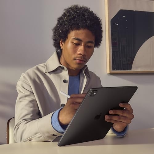 Apple iPad Pro 13-inch (M4) (2024, 7th Generation) WiFi 256GB with Standard Glass - Space Black