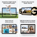 (Silver) Samsung Galaxy Tab A9 64GB 4GB RAM Unlocked to All Carrier, with Official 25W UK Adapter (EP-T2510) Retail Pack, (11.0, Inches, Graphite, 5G