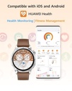 HUAWEI Watch GT 5 46mm Smartwatch, up to 14 Days Battery Life, All New Running and Cycling Sports Smart Watch, Sharp Edged Design, Health Tracking, Co