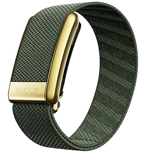 WHOOP SuperKnit Luxe Band- Ivy & Gold | Healf