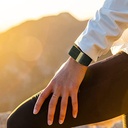 WHOOP SuperKnit Luxe Band- Ivy & Gold | Healf