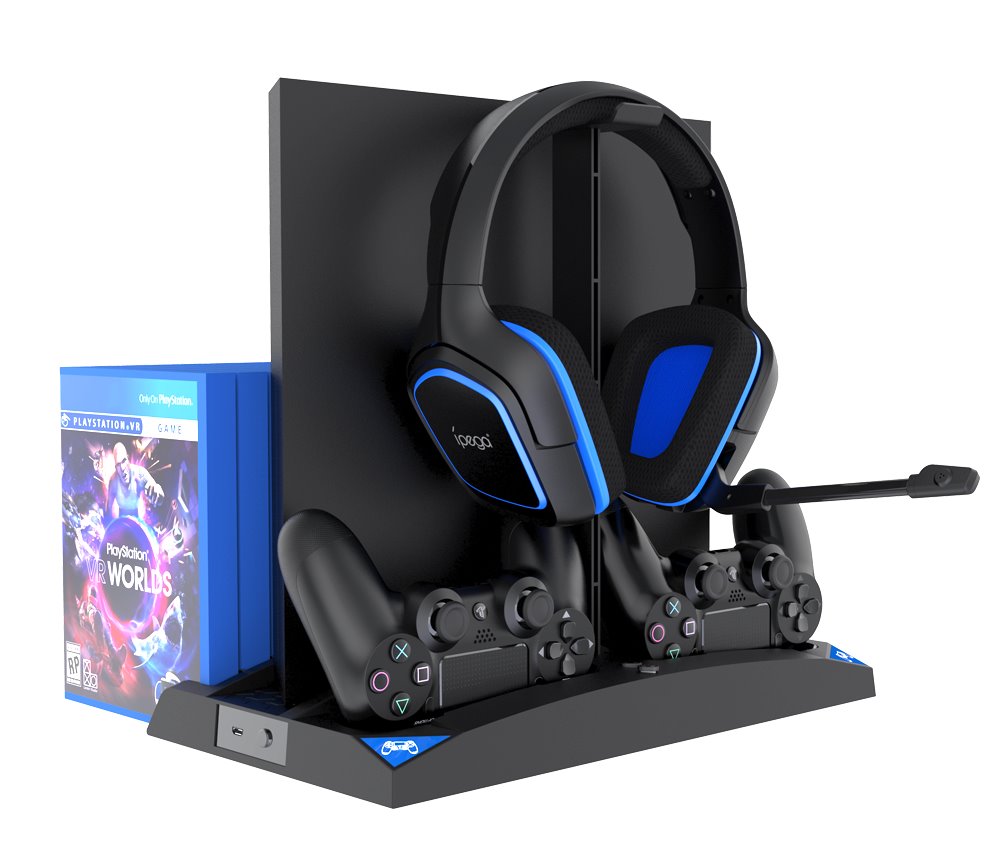 IPega P4009 Nabíjecí Stanice S Chlazením Pro PS5/PS4 Black