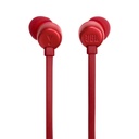 JBL Harman Tune 310C Black in Ear USB C Headphones Red - JBLT310CRED