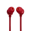 JBL Harman Tune 310C Black in Ear USB C Headphones Red - JBLT310CRED