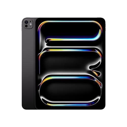 Apple iPad Pro 13-inch (M4) (2024, 7th Generation) WiFi 256GB with Standard Glass - Space Black
