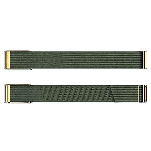 WHOOP SuperKnit Luxe Band- Ivy & Gold | Healf