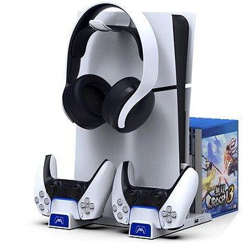 IPega P5S009 Multifunktions-Ladeständer Für PS5 Slim Weiß