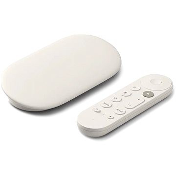 Google TV Streamer 4K with Voice Search Remote - Movies, Shows, Live TV, and Netflix in 4K HDR - Smart Home Control - 32GB Storage – Porcelain